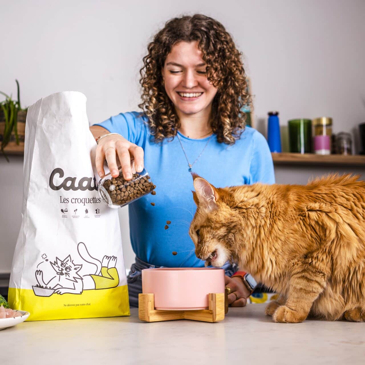 croquettes pour chat stérilisé