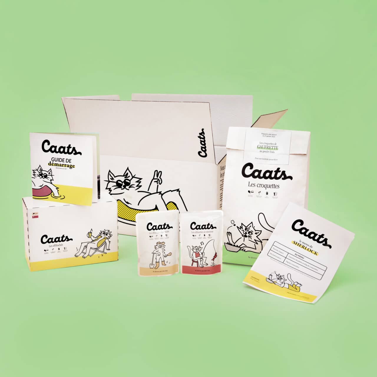 Kit d'essai croquettes pour chat en surpoids