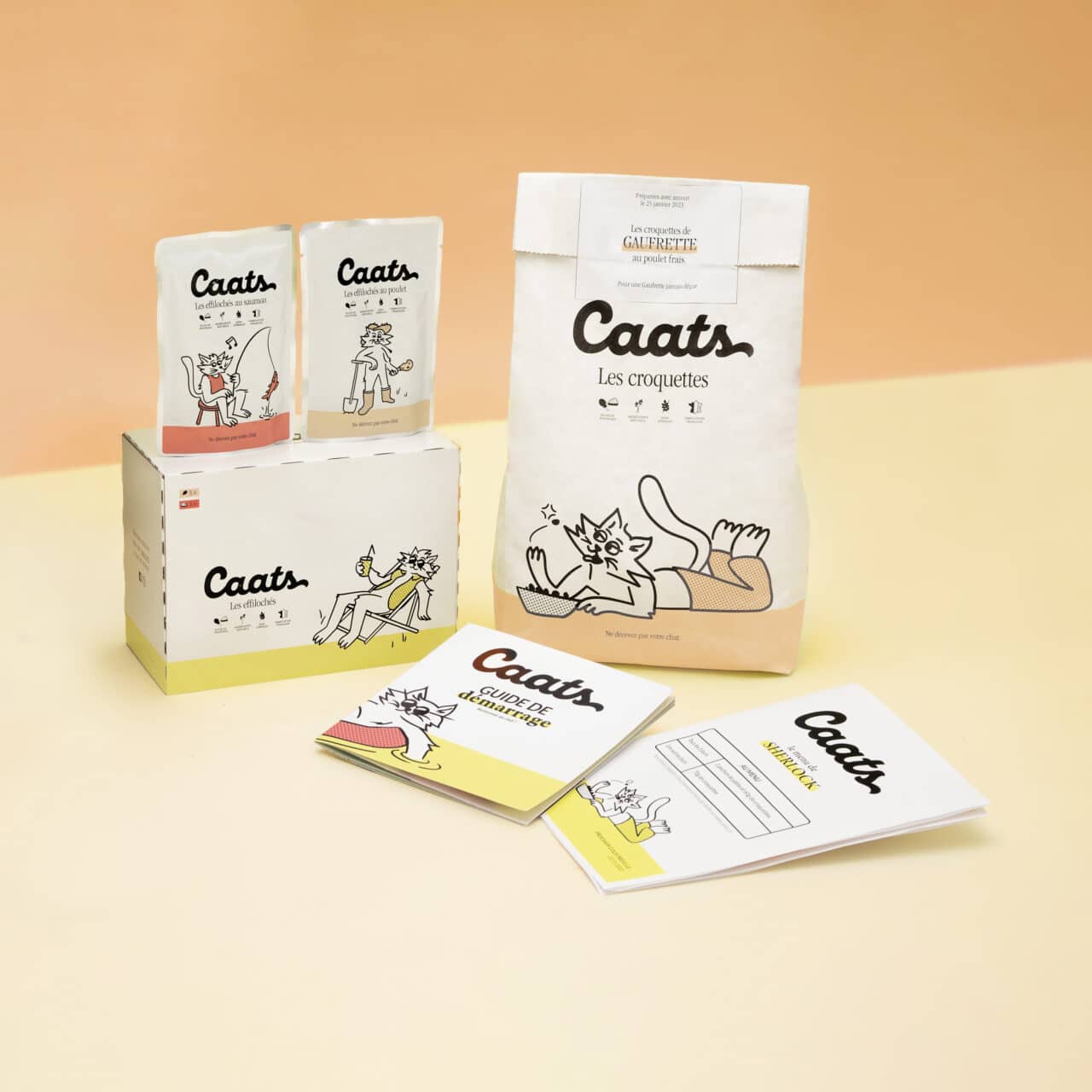 croquettes et pâté pour chaton