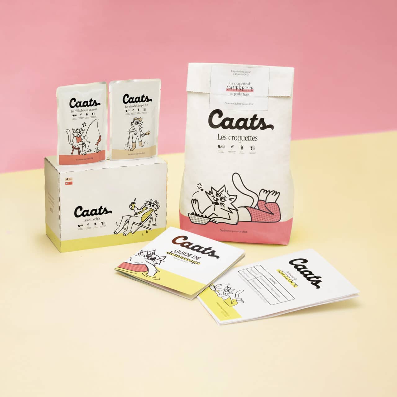 kit d'essai croquettes pour chat