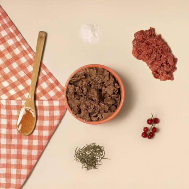 Pâtée pour chat au boeuf