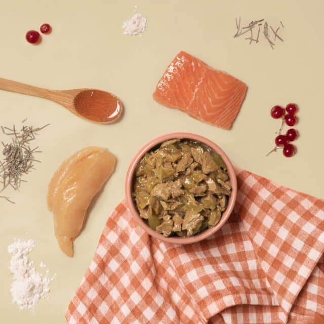 Pâtée effilochée en gelée