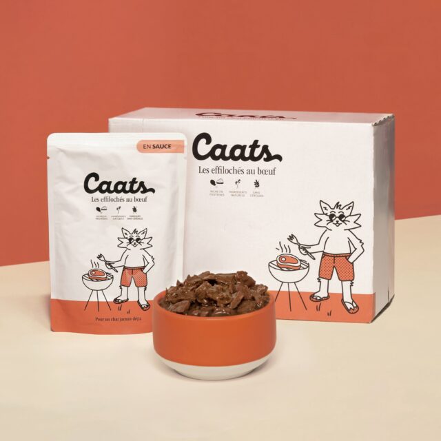 Sachet de Pâtée pour chat au boeuf en sauce