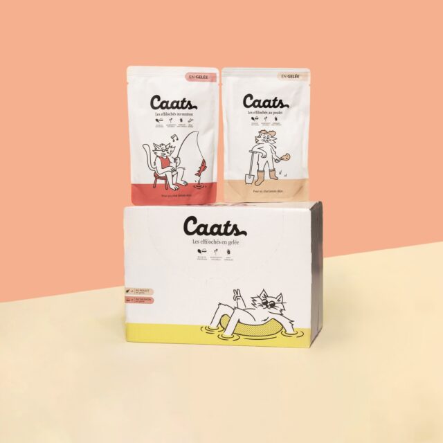 plusieurs sachets de pâtées pour chats