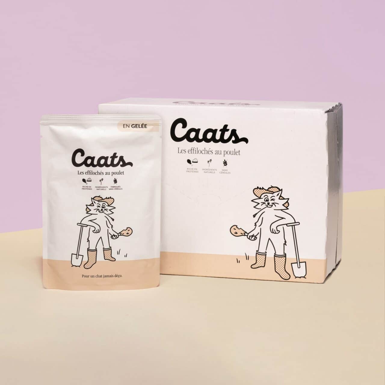 sachet de pâtée pour chat au poulet