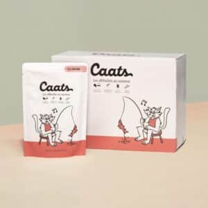 sachet de pâtée pour chat au saumon et en gélée