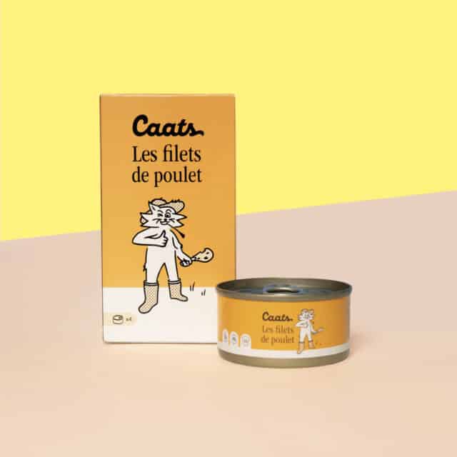 Filets de poulet pour chat