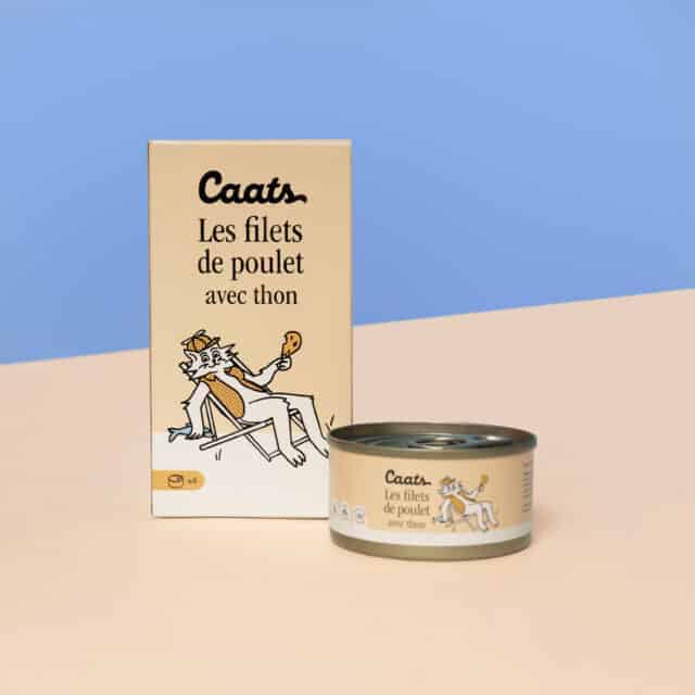 4 Pâtées pour chat aux filets de poulet