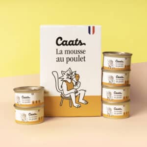 6 Boite d'une mousse au poulet pour chat et chaton