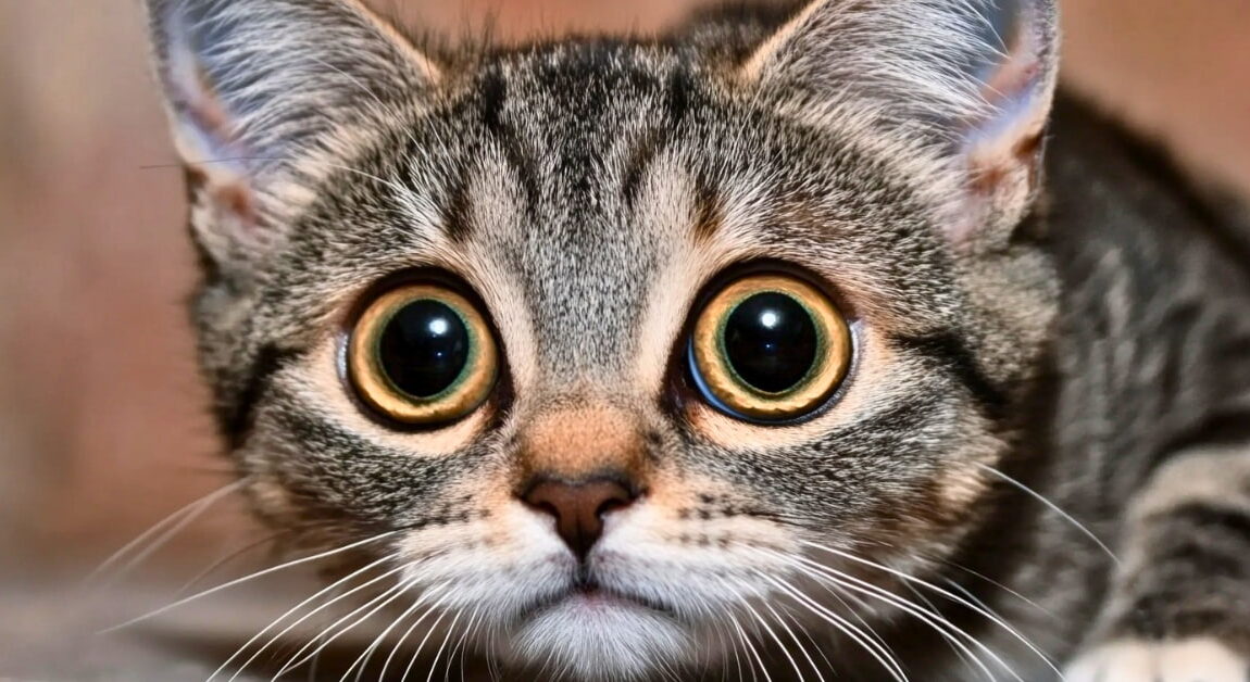 chat qui a peur de l'orage