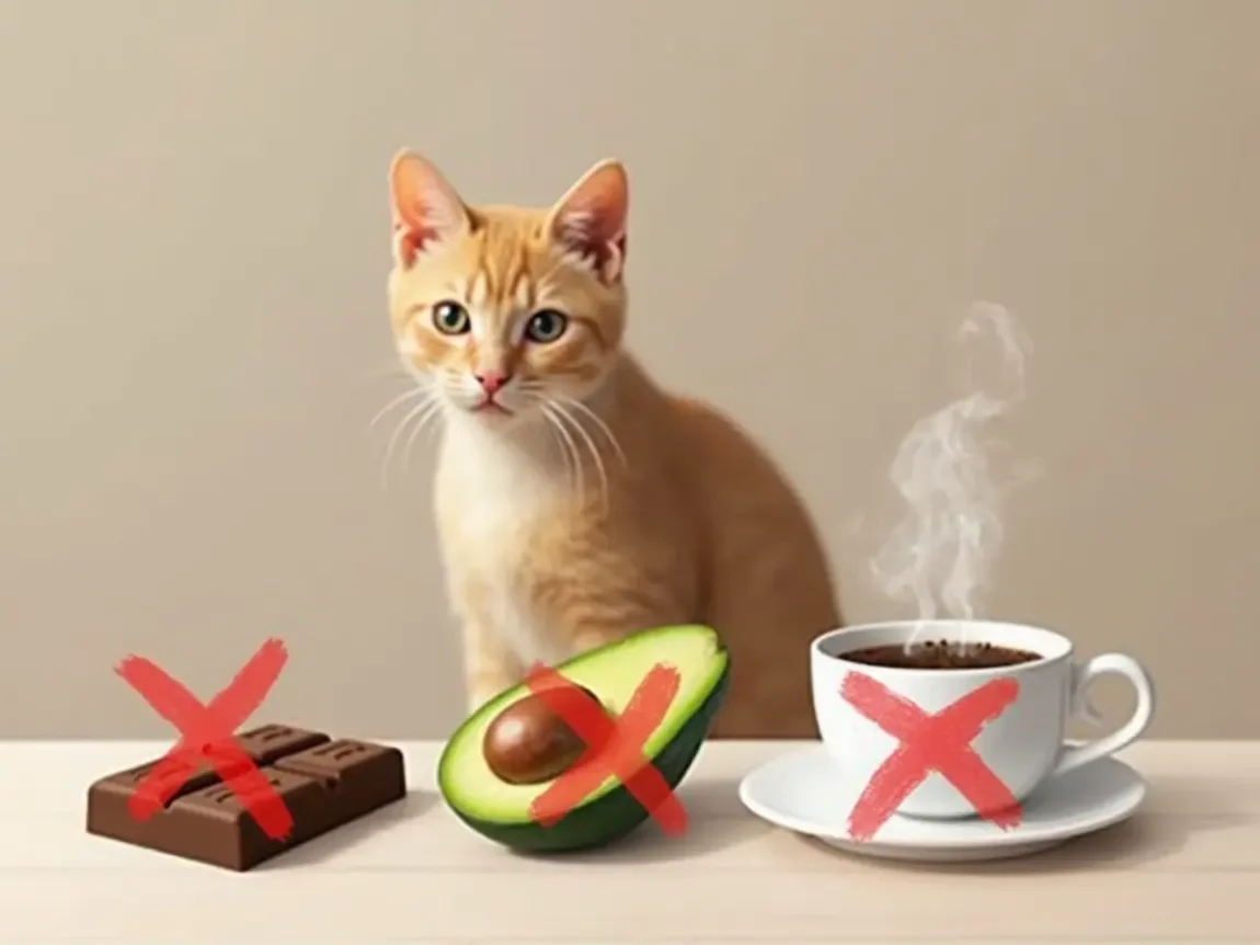 aliments toxiques chat