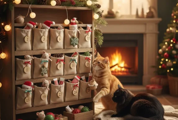 calendrier de l'avent pour le noël de ton chat